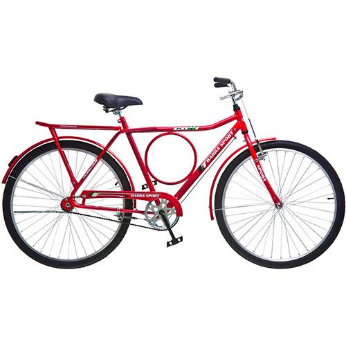 Tamanhos, Medidas e Dimensões do produto Bicicleta Colli Bike Barra Sport Aro 26 Vermelha