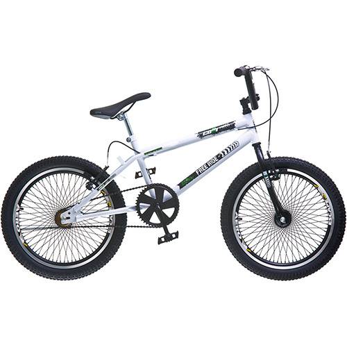 Tamanhos, Medidas e Dimensões do produto Bicicleta Colli Bike Cross Free Ride Extreme Aro 20 Branca