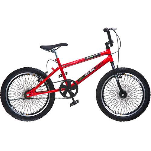 Tamanhos, Medidas e Dimensões do produto Bicicleta Colli Bike Cross Free Ride Extreme Aro 20 Vermelha