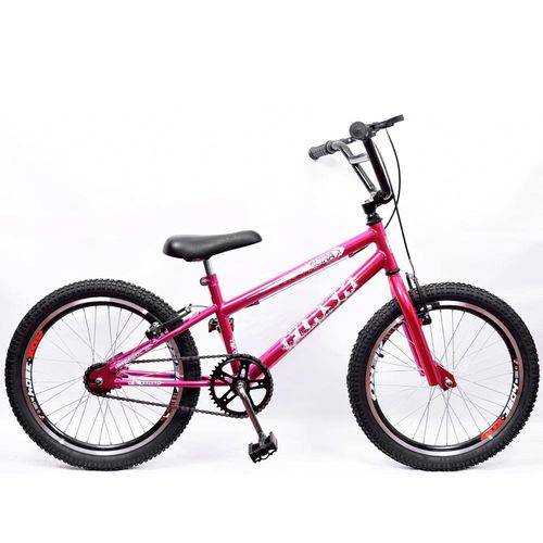 Tamanhos, Medidas e Dimensões do produto Bicicleta Cross BMX Aro 20 Ultra V Break Rosa Cromada
