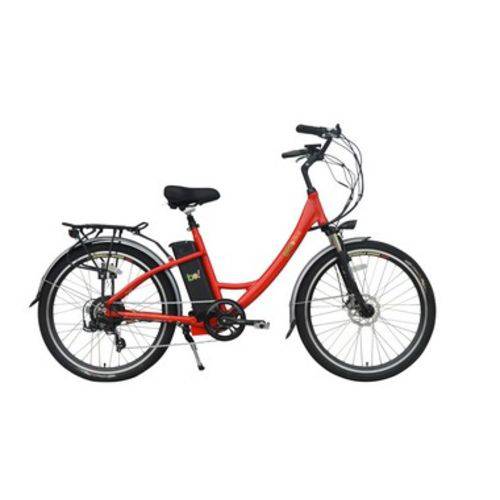 Tamanhos, Medidas e Dimensões do produto Bicicleta Elétrica Biobike, Quadro em Alumínio, Modelo STYLE-VERMELHA