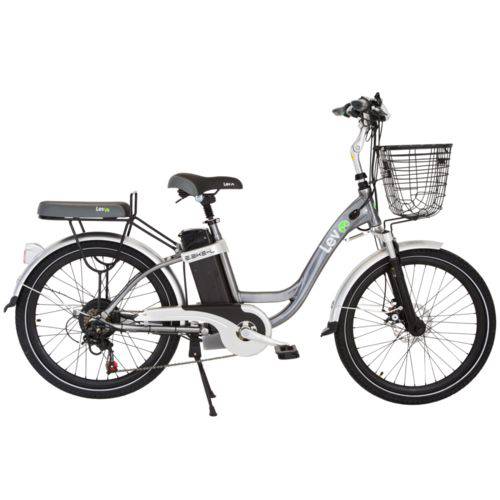 Tamanhos, Medidas e Dimensões do produto Bicicleta Elétrica Lev E-bike L Aro 24 - Cinza