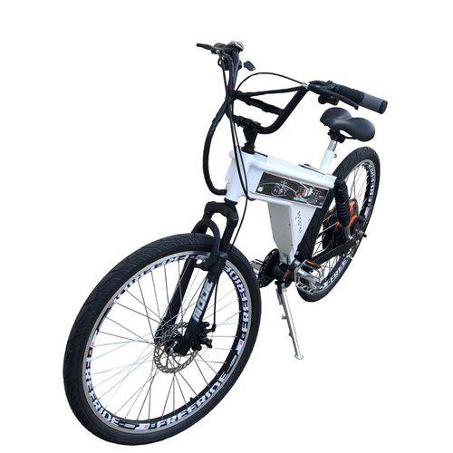 Tamanhos, Medidas e Dimensões do produto Bicicleta Elétrica Scooter Brasil 850W Sport MTB Branca (Sem Farol e Alarme)