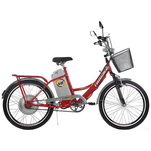 Tamanhos, Medidas e Dimensões do produto Bicicleta Elétrica TKX City Plus Aro 24 350W Vermelha - Track Bikes