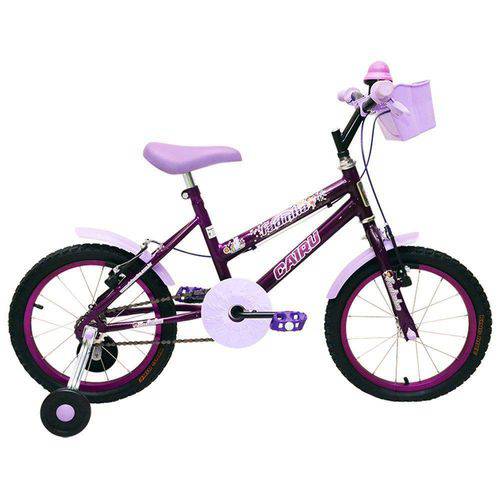Tamanhos, Medidas e Dimensões do produto Bicicleta Feminina Aro 16 Fadinha - 310008 - Roxo
