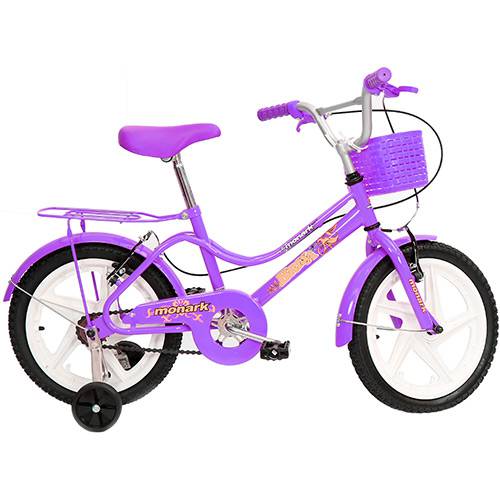 Tamanhos, Medidas e Dimensões do produto Bicicleta Feminina Monark Brisa Aro 16 Violeta