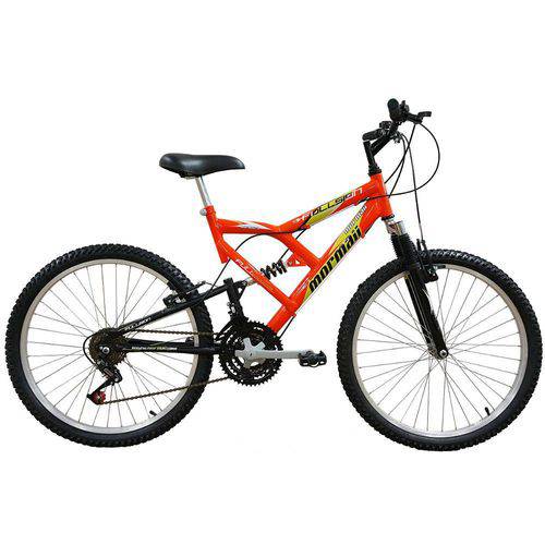 Tamanhos, Medidas e Dimensões do produto Bicicleta Full FA240 18V Aro 24 Laranja Neon 18 Marchas - Mormaii