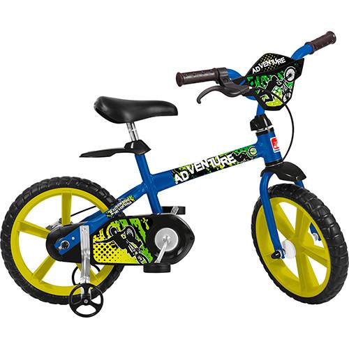 Tamanhos, Medidas e Dimensões do produto Bicicleta Infantil Adventure Aro 14 - Bandeirante