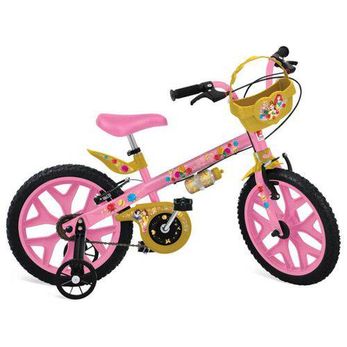 Tamanhos, Medidas e Dimensões do produto Bicicleta Infantil Aro 16 Princesas Disney 5 a 8 Anos Bandeirantes 3109