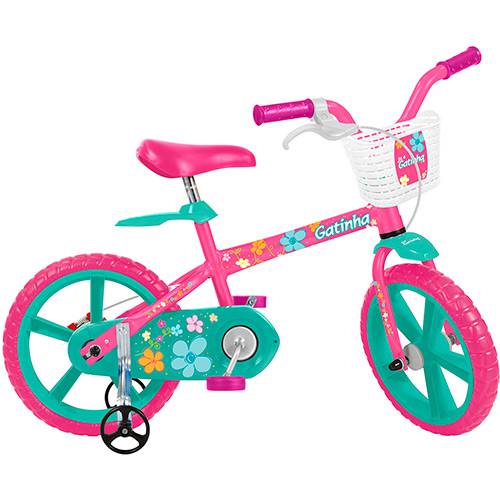 Tamanhos, Medidas e Dimensões do produto Bicicleta Infantil Bandeirante Gatinha Aro 14