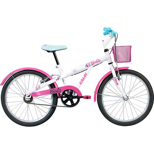 Tamanhos, Medidas e Dimensões do produto Bicicleta Infantil Caloi Barbie Aro 20" - Branca/Rosa