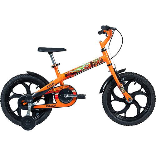 Tamanhos, Medidas e Dimensões do produto Bicicleta Infantil Caloi Power Rex Aro 16" - Laranja