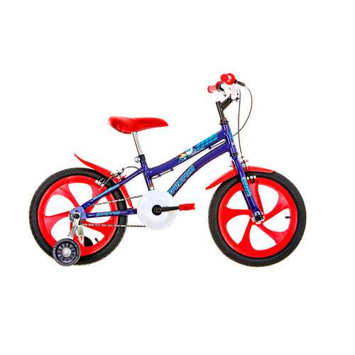 Tamanhos, Medidas e Dimensões do produto Bicicleta Infantil Houston NIC Aro 16 Monovelocidade - Azul/Vermelha