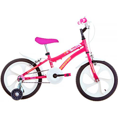 Tamanhos, Medidas e Dimensões do produto Bicicleta Infantil Houston Tina Aro 16 Monovelocidade - Rosa