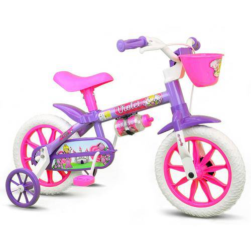 Tamanhos, Medidas e Dimensões do produto Bicicleta Infantil Nathor Aro 12 - Violet