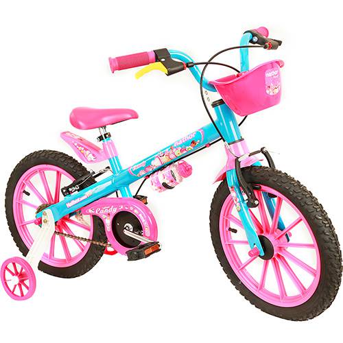 Tamanhos, Medidas e Dimensões do produto Bicicleta Infantil Nathor Candy Aro 16 Feminina Rosa