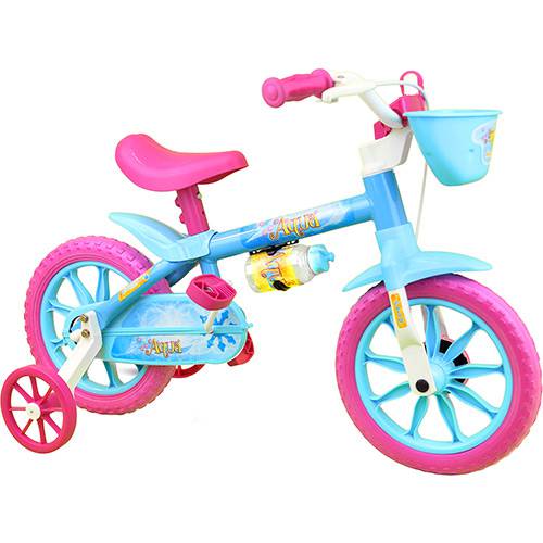 Tamanhos, Medidas e Dimensões do produto Bicicleta Infantil Nathor Feminina Acqua Aro 12