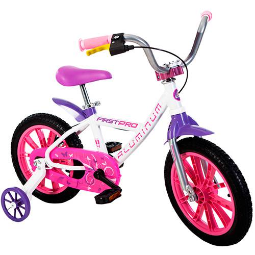 Tamanhos, Medidas e Dimensões do produto Bicicleta Infantil Nathor Feminina First Pro Aro 14