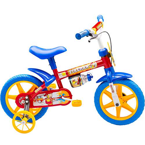 Tamanhos, Medidas e Dimensões do produto Bicicleta Infantil Nathor Masculina Fireman Aro 12