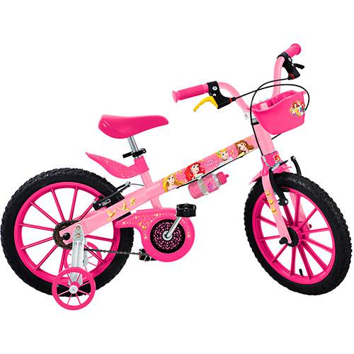 Tamanhos, Medidas e Dimensões do produto Bicicleta Infantil Princesas Disney Aro 16 - Brinquedos Bandeirante