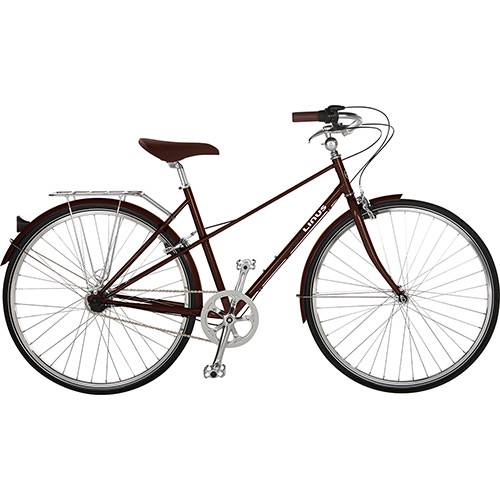 Tamanhos, Medidas e Dimensões do produto Bicicleta Linus Mixte Aro 700 3 Velocidades 56cm - Café