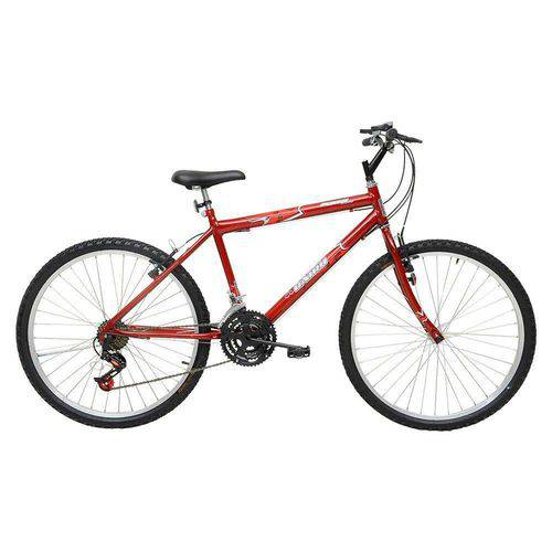 Tamanhos, Medidas e Dimensões do produto Bicicleta Masculina Aro 26 21 Marchas Flash Pop Bike - 310918 - Vermelho Vermelho