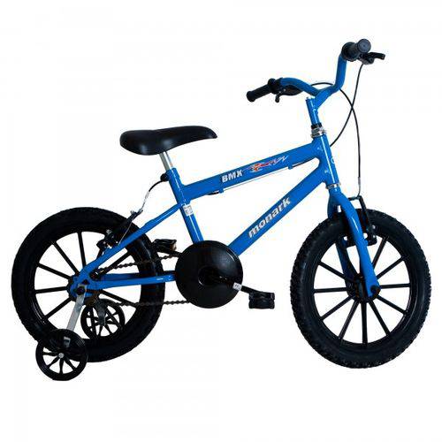 Tamanhos, Medidas e Dimensões do produto Bicicleta Monark Bmx Aro 16 Azul Preto