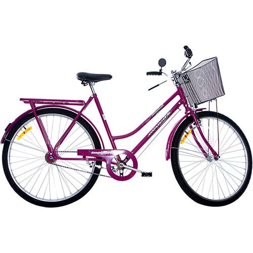 Tamanhos, Medidas e Dimensões do produto Bicicleta Monark Tropical Fi Aro 26 - Violeta