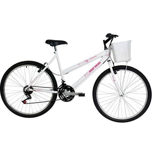 Tamanhos, Medidas e Dimensões do produto Bicicleta Mormaii Aro 26 Fantasy 21 Marchas Branca