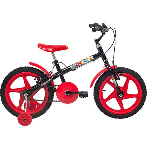 Tamanhos, Medidas e Dimensões do produto Bicicleta Rock Vermelha Aro 16 - Verden