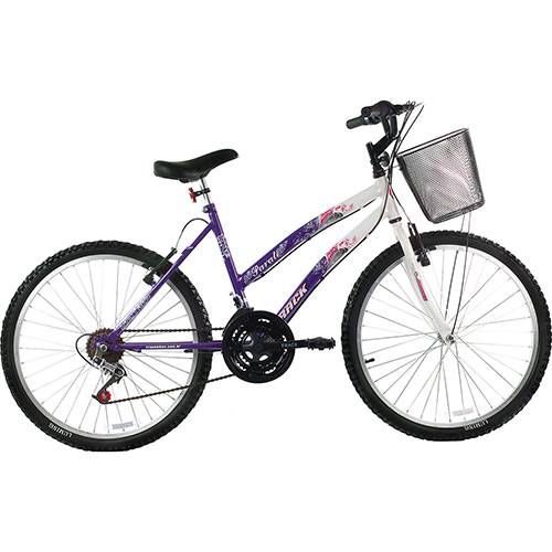Tamanhos, Medidas e Dimensões do produto Bicicleta Track Bikes Parati RX Feminina 18V Aro 24 18 Marchas - Branco/Roxo