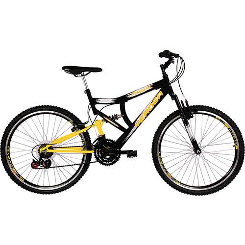 Tamanhos, Medidas e Dimensões do produto Bicicleta Verden Inspire Aro 26 21 Marchas MTB - Preto e Amarelo