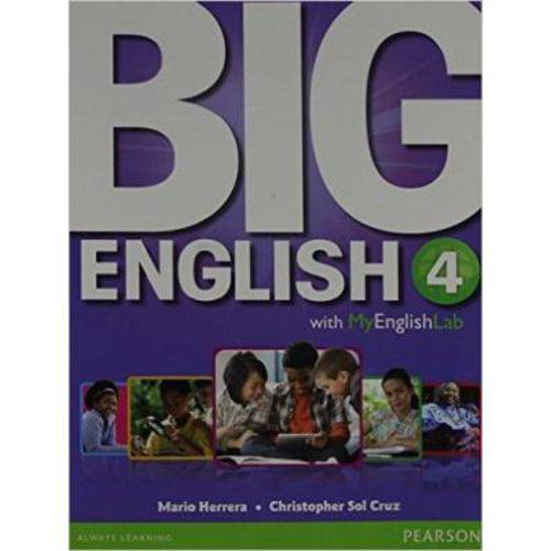 Tamanhos, Medidas e Dimensões do produto Big English 4 - Student's Book With My English Lab - Pearson - Elt