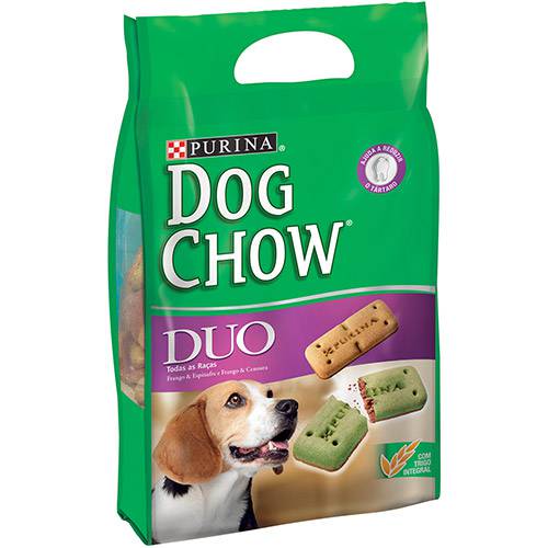 Tamanhos, Medidas e Dimensões do produto Biscoito Dog Chow Biscuits Duo 1Kg - Nestlé Purina