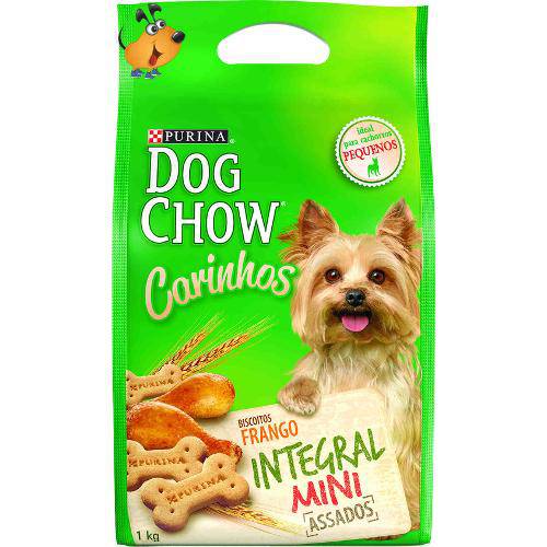 Tamanhos, Medidas e Dimensões do produto Biscoitos Dog Chow Carinhos Integral Mini 1 Kg
