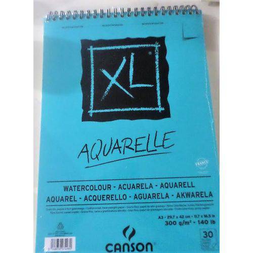 Tamanhos, Medidas e Dimensões do produto Bloco Canson Xl Aquarelle 300grs A3 C/30 Folhas