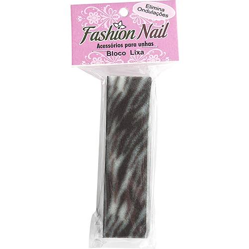 Tamanhos, Medidas e Dimensões do produto Bloco Lixa Fashion Nail Zebra