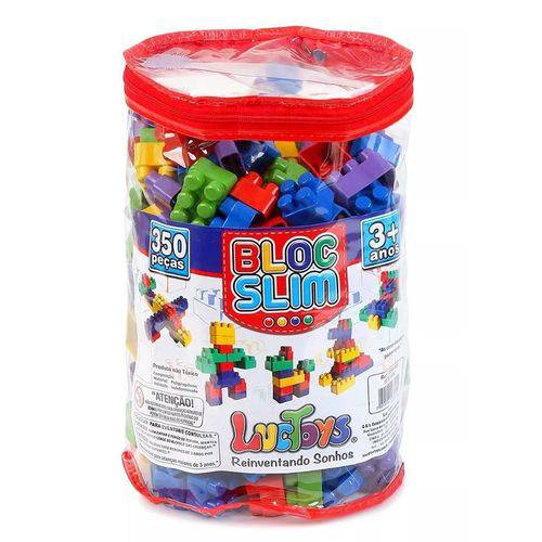Tamanhos, Medidas e Dimensões do produto Blocos de Montar Educativo 350 Peças Infantil Lego