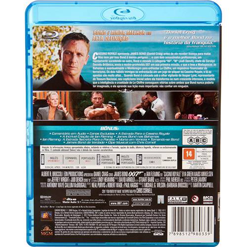 Tamanhos, Medidas e Dimensões do produto Blu-Ray 007 Cassino Royale