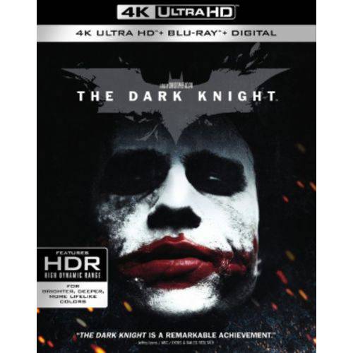 Tamanhos, Medidas e Dimensões do produto Blu-ray 4K - Batman - o Cavaleiro das Trevas