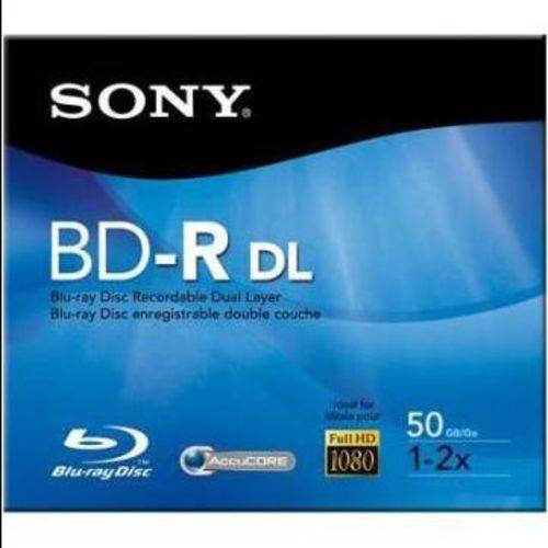 Tamanhos, Medidas e Dimensões do produto Blu-Ray 50gb Untário Regravável Bne50rh - Sony