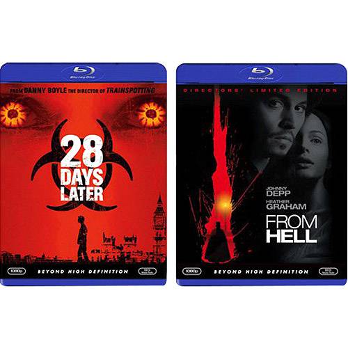 Tamanhos, Medidas e Dimensões do produto Blu-ray 28 Days Later / From Hell- Importado - Duplo