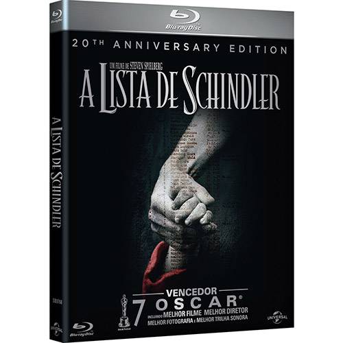 Tamanhos, Medidas e Dimensões do produto Blu-Ray a Lista de Schindler