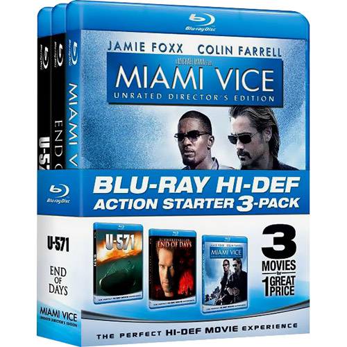 Tamanhos, Medidas e Dimensões do produto Blu-ray Action Starter Pack- Importado - Triplo