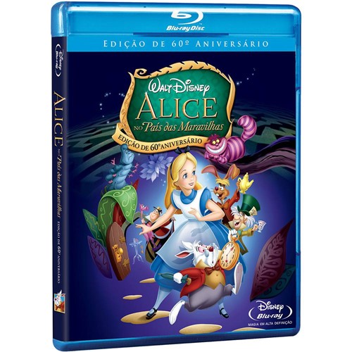 Tamanhos, Medidas e Dimensões do produto Blu-ray Alice no País das Maravilhas - Edição de 60º Aniversário