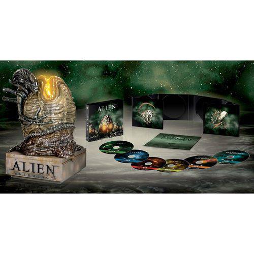 Tamanhos, Medidas e Dimensões do produto Blu-ray - Alien Anthology - Limited Collector’s Edition With Illuminated Egg Statue