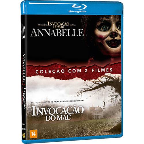Tamanhos, Medidas e Dimensões do produto Blu-ray - Annabelle + Invocação do Mal (2 Discos)