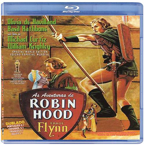 Tamanhos, Medidas e Dimensões do produto Blu-Ray - as Aventuras de Robin Hood