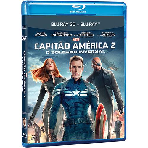Tamanhos, Medidas e Dimensões do produto Blu-ray + Blu-ray 3D - Capitão América: o Soldado Invernal (2 Discos)