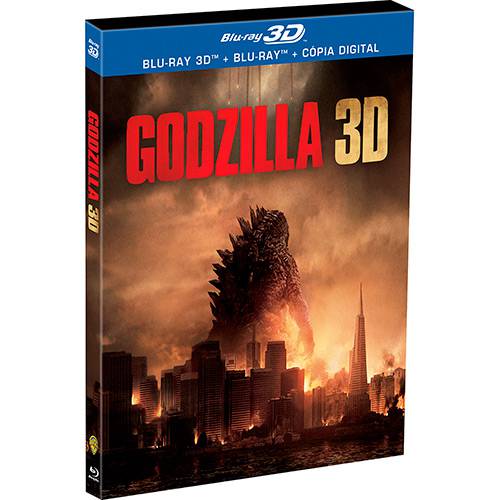 Tamanhos, Medidas e Dimensões do produto Blu-ray + Blu-ray 3D - Godzilla (2 Discos)